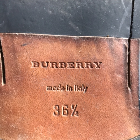 Burberry half calf boots size 36.5, US6.5 - Picture 7 of 12